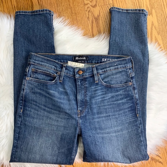 Madewell Skinny Men Flex Jeans in Wellmoor Wash 34 - Picture 7 of 8